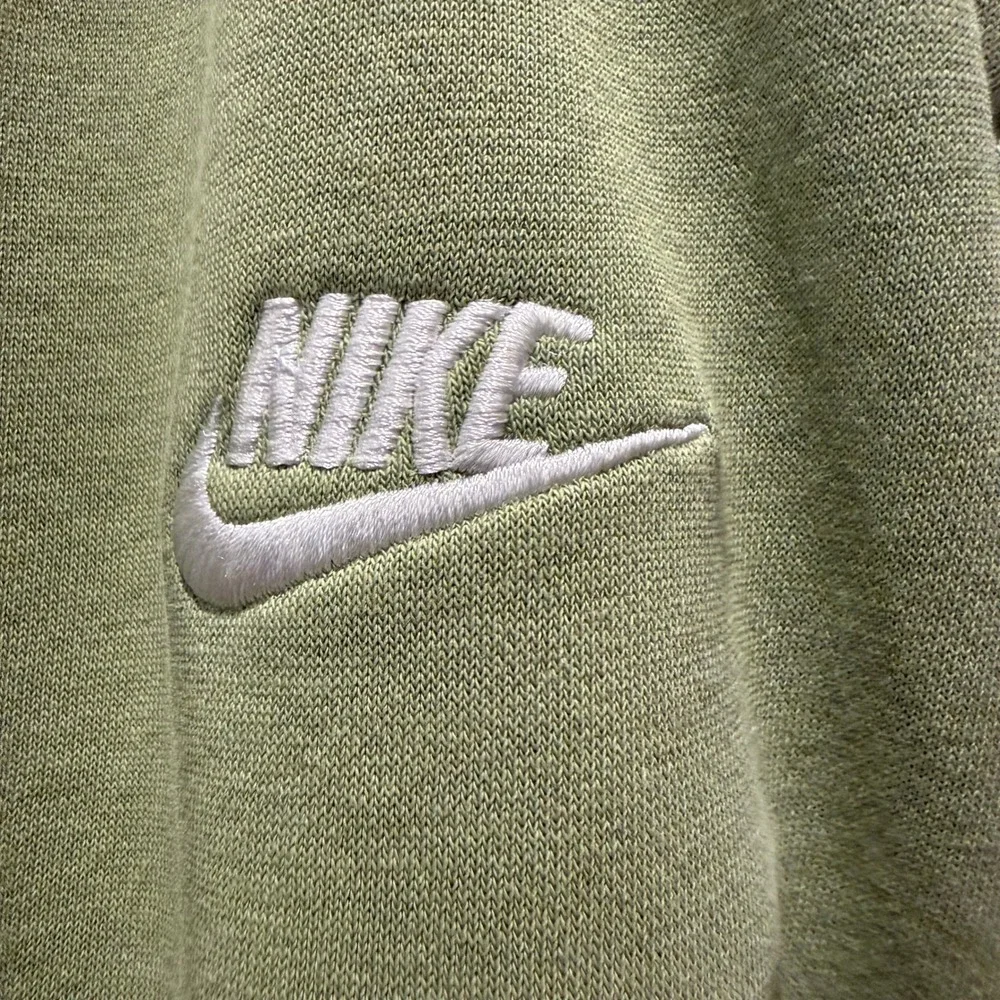 Streetwear Athleisure Nike Joggers Mens L Sage Green Fleece Swoosh Sweatpants